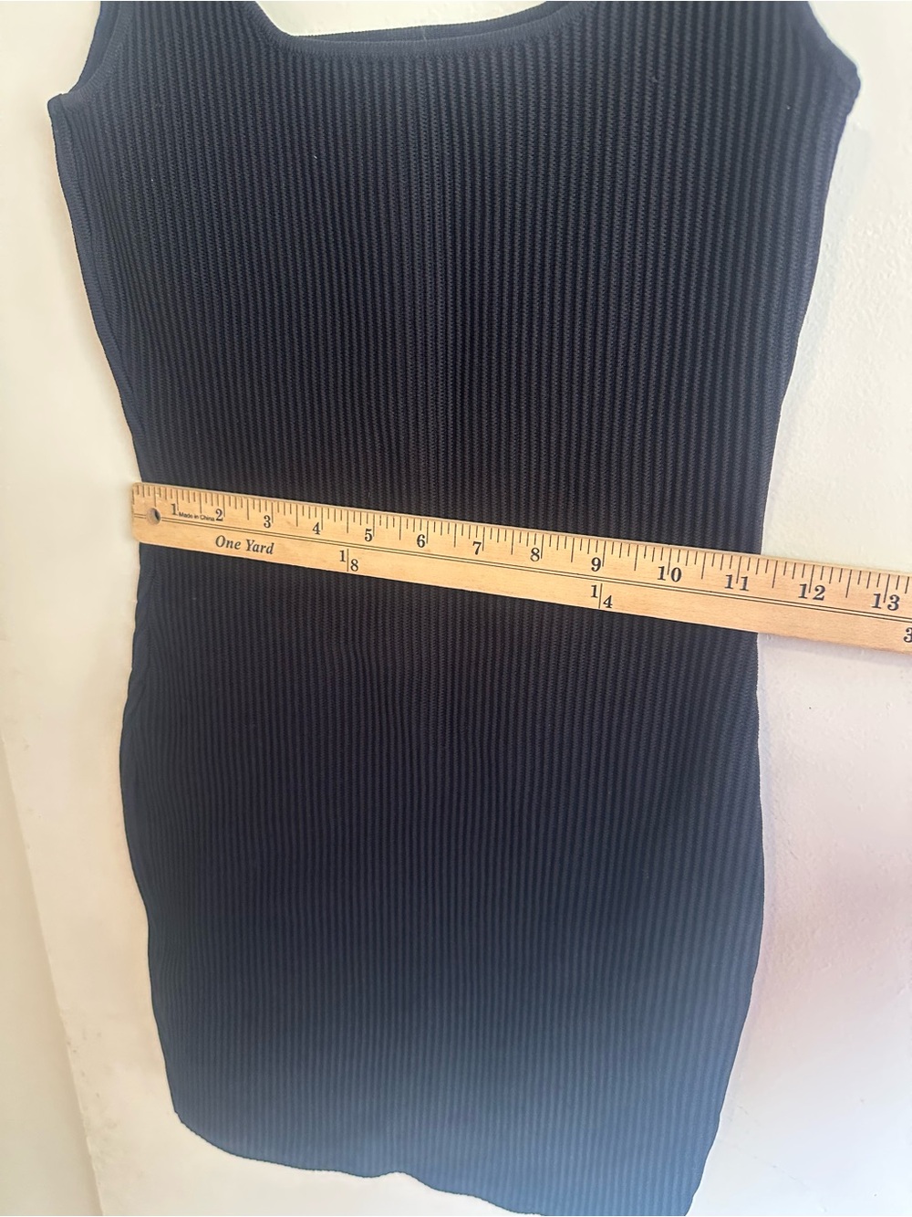 Princess Polly Black Ribbed Square-Neck Mini - Picture 8 of 10